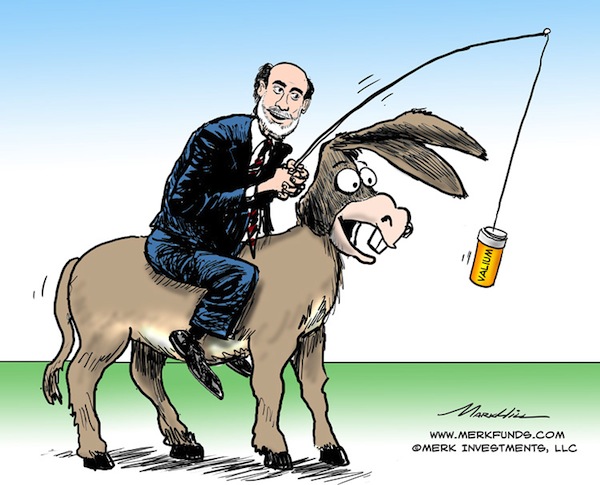 Bernanke with Donkey